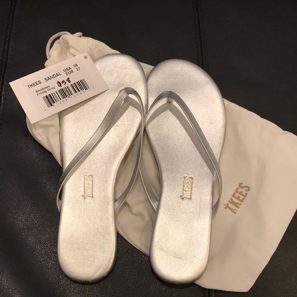 TKEES Frosty Grey Sandals